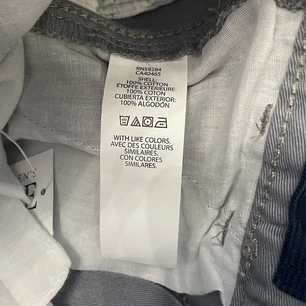 The Children's Place Boys Chino Sz 5 SLIM Gray Pants Brand New Adjustable Waist